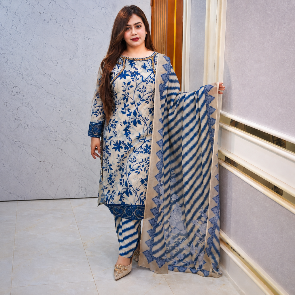 নায়রা প্রিমিয়াম থ্রি পিস