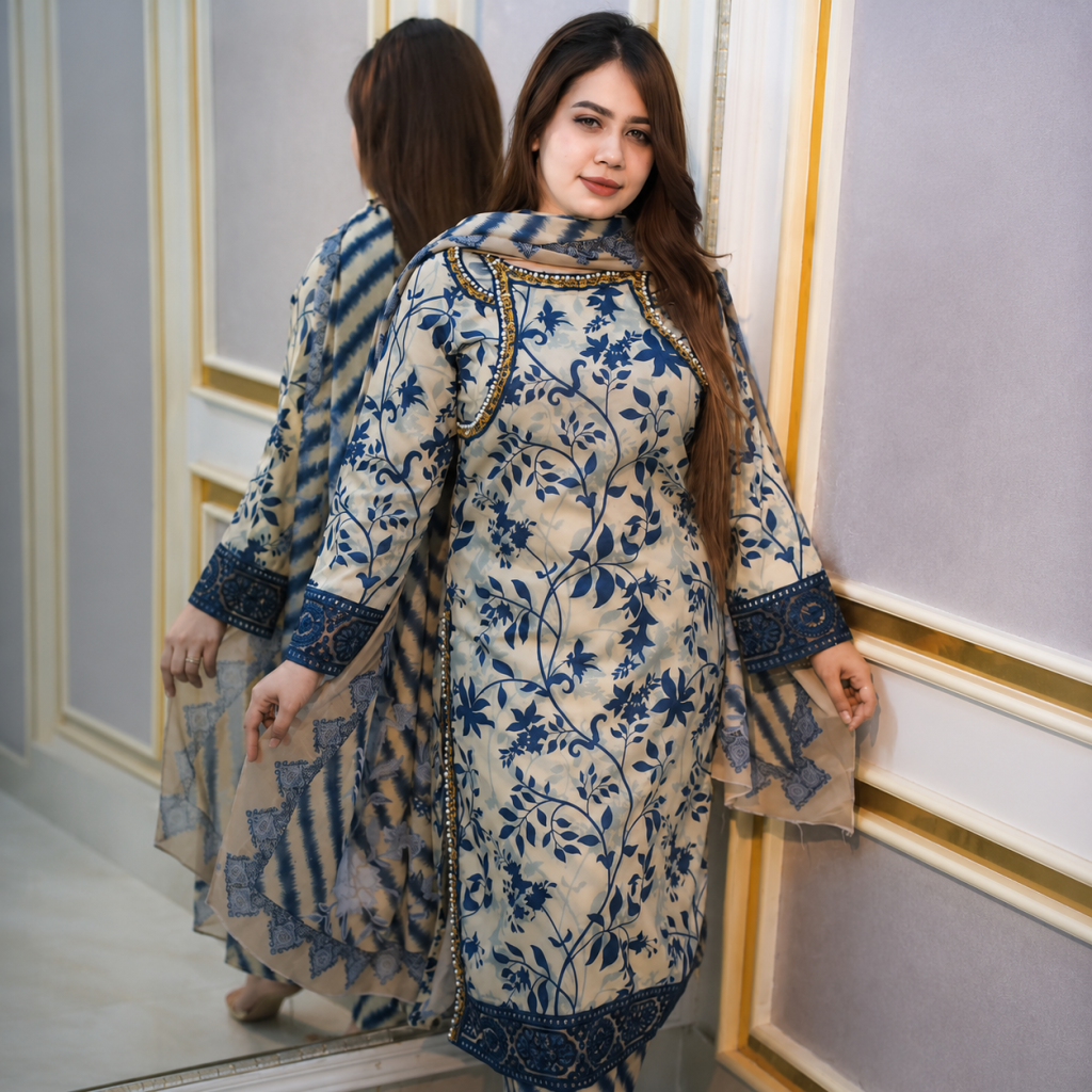 নায়রা প্রিমিয়াম থ্রি পিস